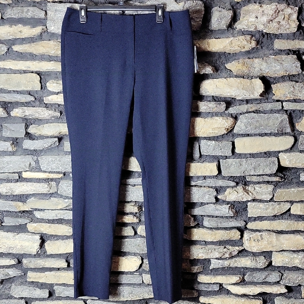 NWT The Limited The New Drew Deep Blue Dress Pants Size 14 T